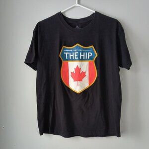 Tragically Hip Since 1984 Black T Shirt size M